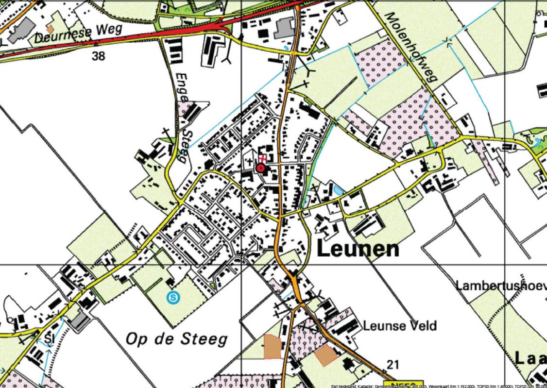 Historische kaart 2000